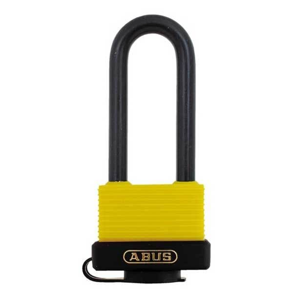 Abus Abus: 70/45HB Solid Brass Weather-Resistant Shackle Padlock B KA Yellow 2" Shackle ABS-06130-KA - main